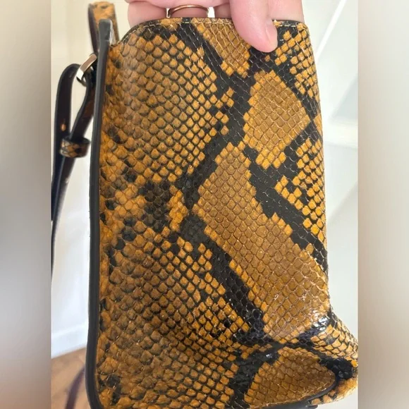 Kate Spade Romy Medium Satchel in Python-Embossed Leather | Fall 2019 Runway Bag - Picture 13 of 16